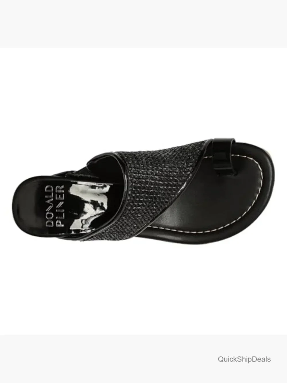 Comfortable Platform Wedge Sandals with Memory Foam Insole Faux Leather